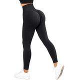 Seamless High-Waisted Push-Up Leggings